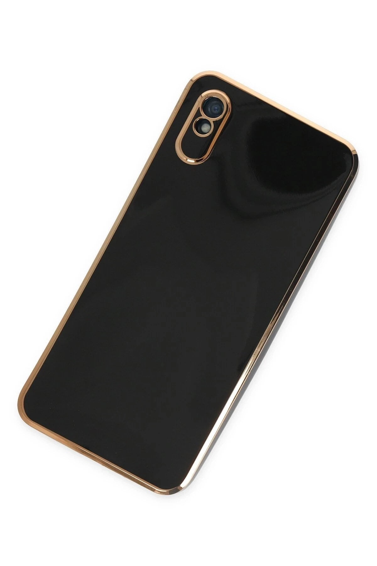 Mey İthalat® Redmi 9A Kılıf Volet Silikon - Siyah