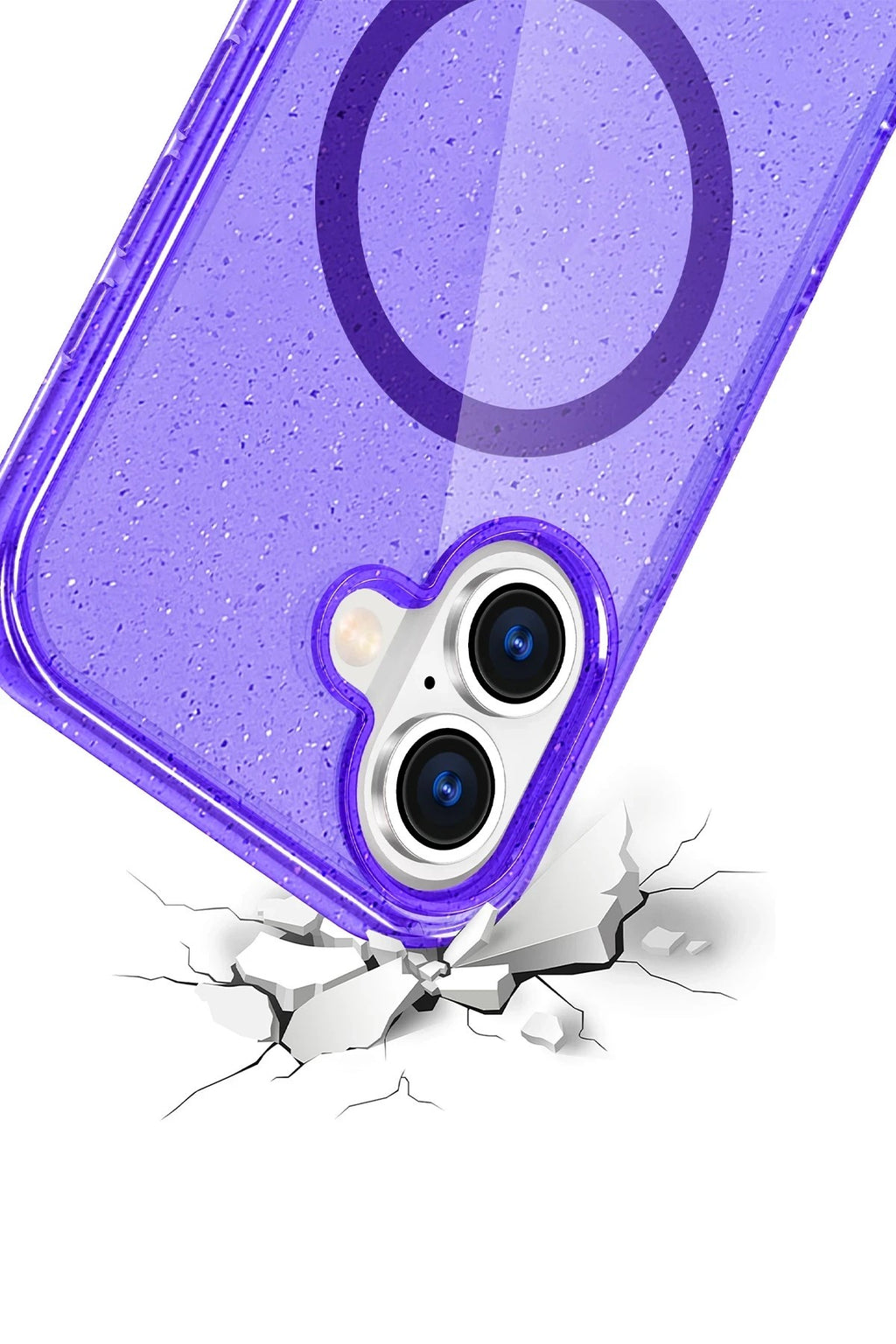Mey İthalat® iPhone 16 Star Magsafe Kapak - Mor