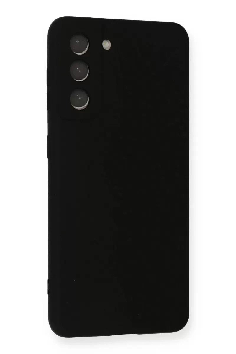Mey İthalat® Samsung Galaxy S21 Kılıf Nano içi Kadife Silikon - Siyah
