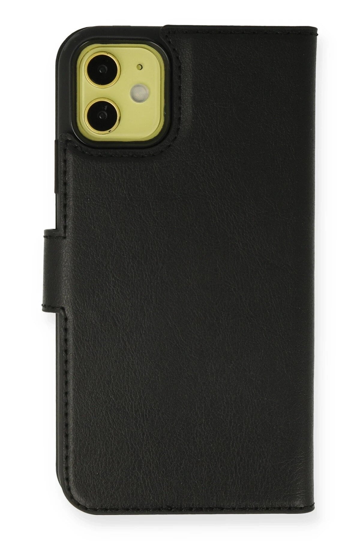 Mey İthalat® iPhone 13 Mini Kılıf Trend S Plus Kapaklı Kılıf - Siyah