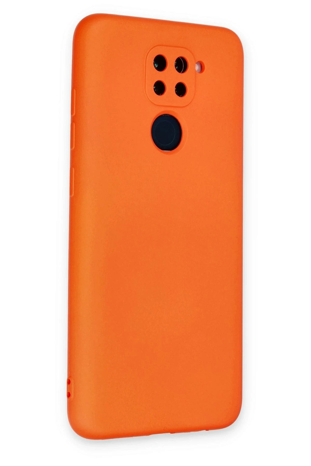 Mey İthalat® Redmi Note 9 Kılıf Nano içi Kadife Silikon - Turuncu