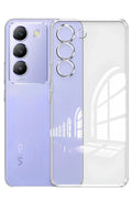 Mey İthalat® Vivo V30 Lite 4G Kılıf Lüx Şeffaf Silikon