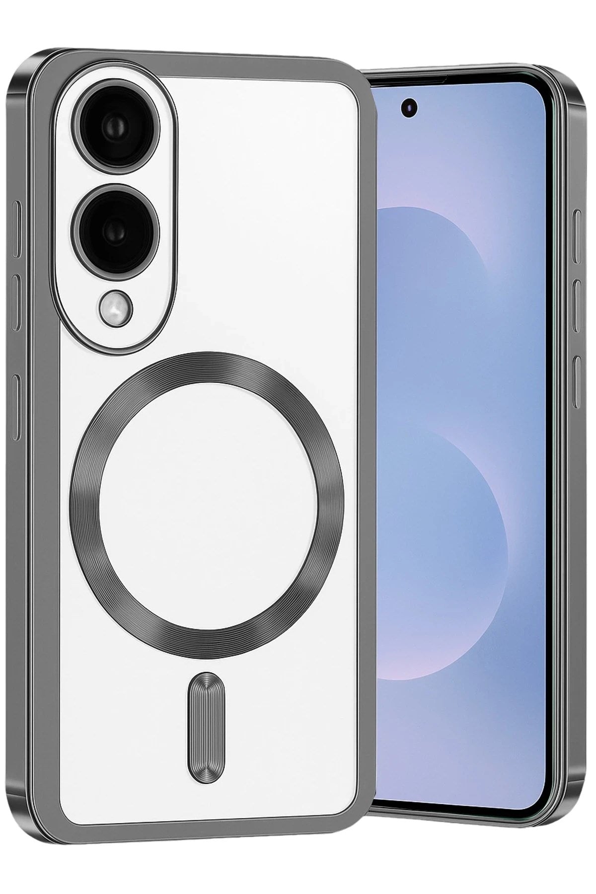 Mey İthalat® Samsung Galaxy S25 Edge Kross Magneticsafe Kapak - Titan Gri