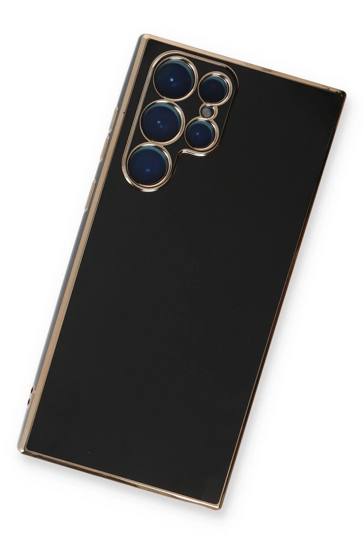 Mey İthalat® Samsung Galaxy S22 Ultra Kılıf Volet Silikon - Siyah