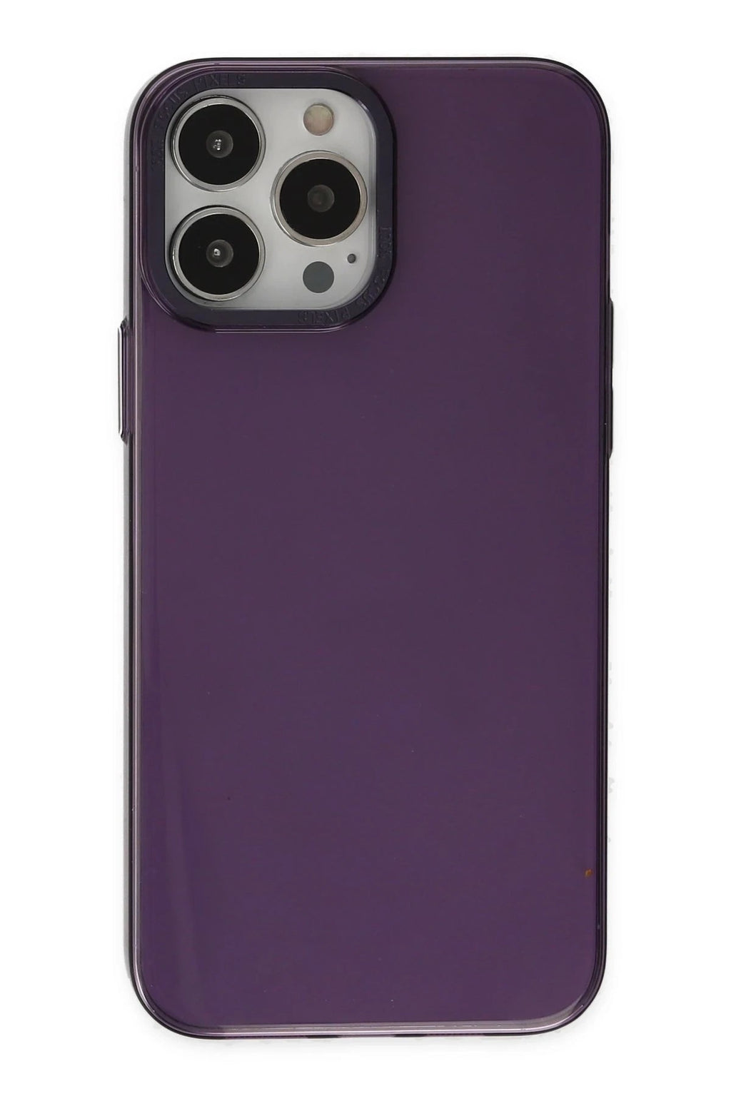 Mey İthalat® iPhone 13 Pro Max Kılıf Anka PC Sert Metal Kapak - Mor