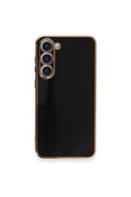 Mey İthalat® Samsung Galaxy S23 Plus Kılıf Volet Silikon - Siyah