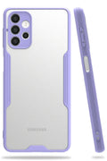 Mey İthalat® Samsung Galaxy A72 Kılıf Platin Silikon - Lila