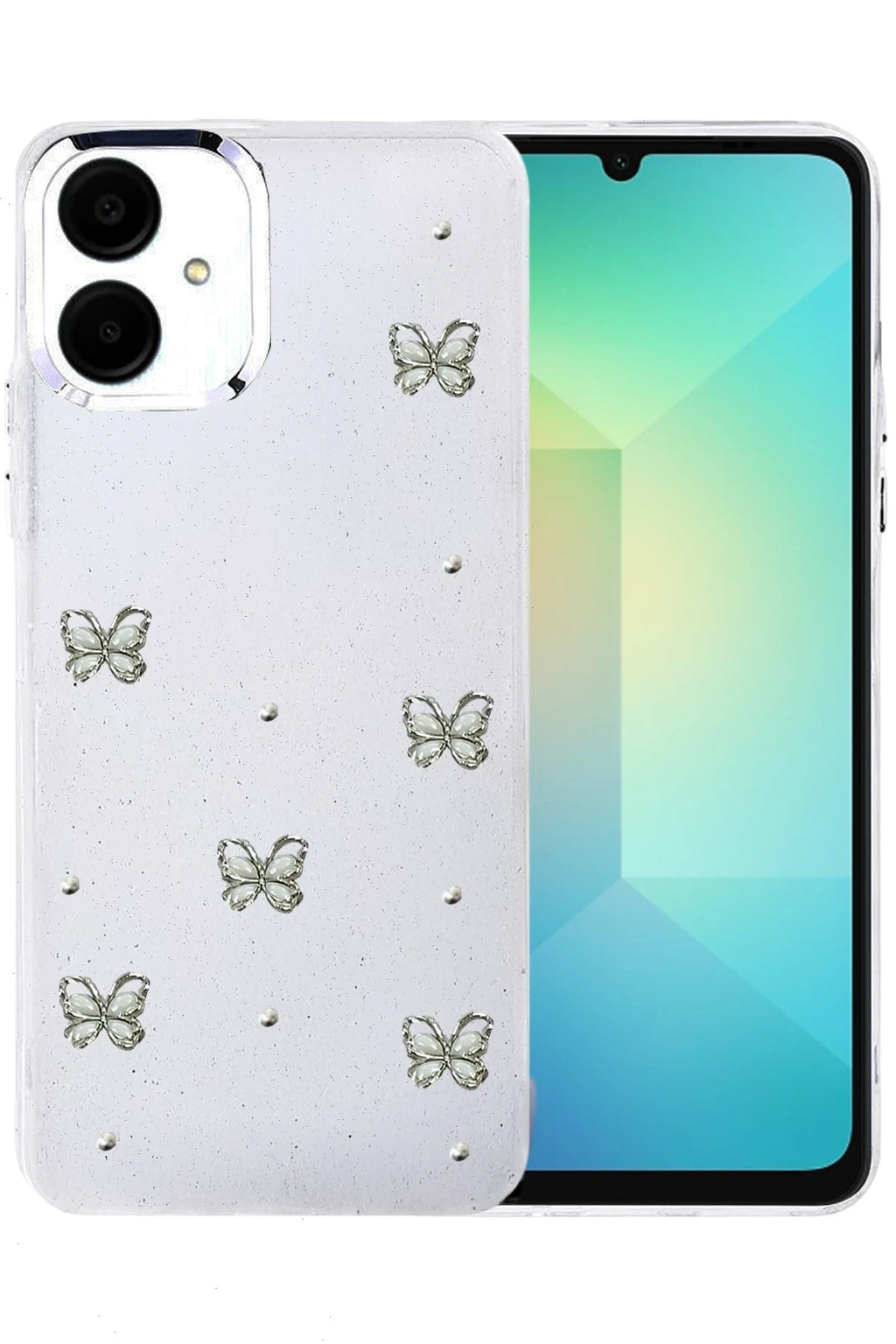 Mey İthalat® Samsung Galaxy A06 Fiyonk Desenli Kapak - Desen 9