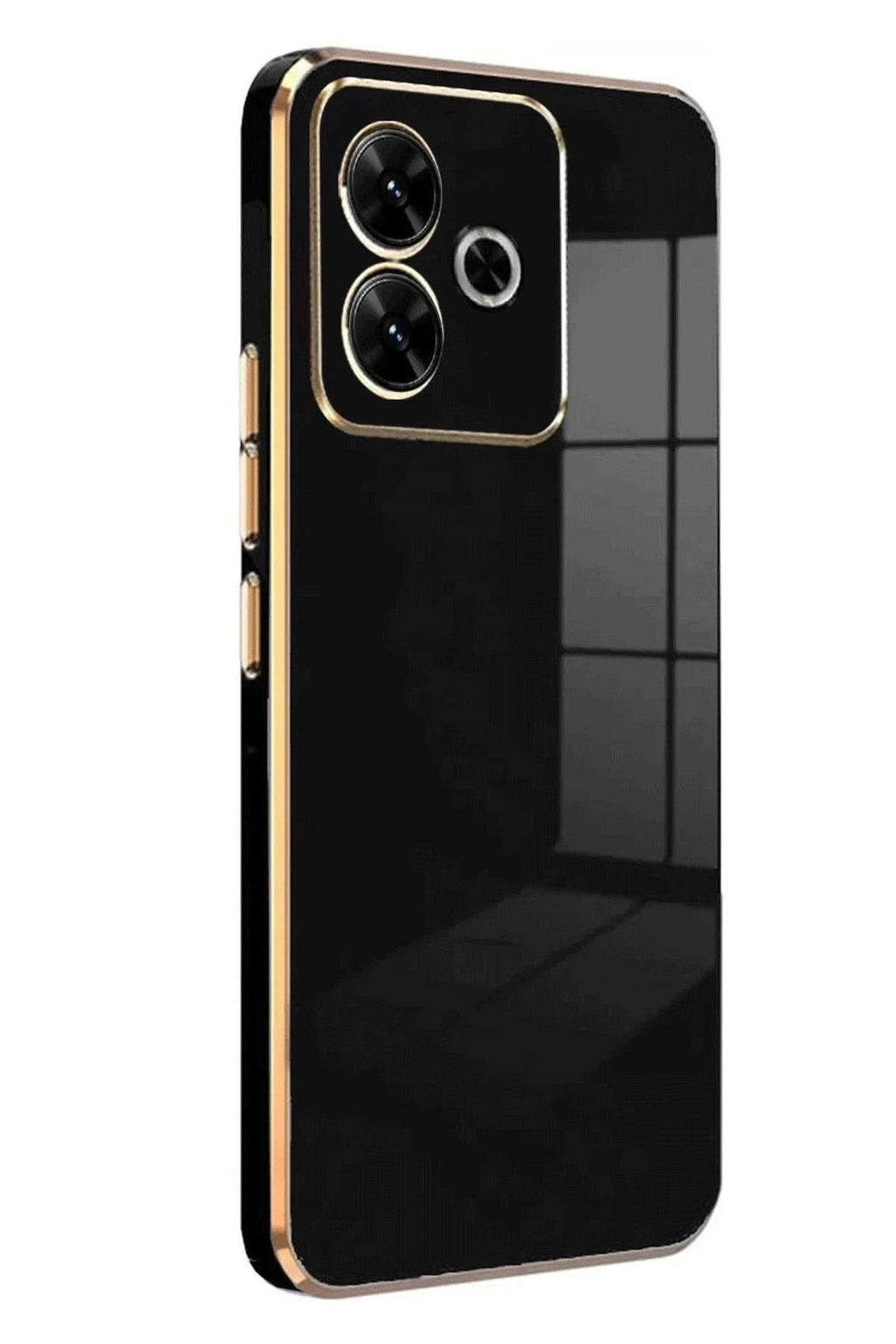 Mey İthalat® Redmi 13 4G Kılıf Volet Silikon - Siyah