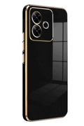 Mey İthalat® Redmi 13 4G Kılıf Volet Silikon - Siyah