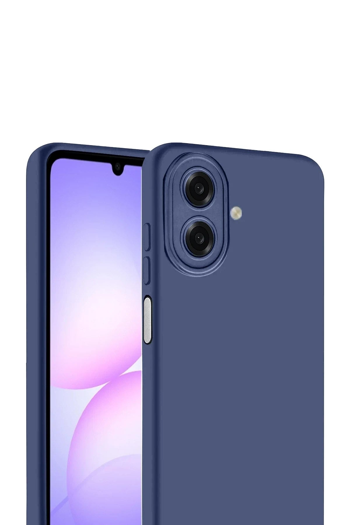 Mey İthalat® Samsung Galaxy A07 4G Nano içi Kadife Silikon - Lacivert