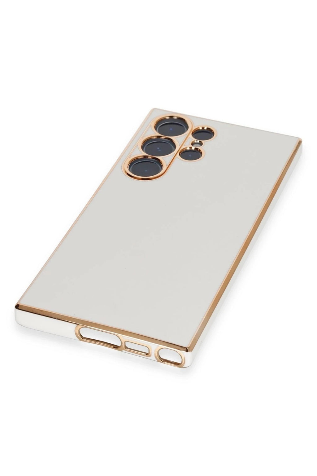 Mey İthalat® Samsung Galaxy S23 Ultra Kılıf Volet Silikon - Beyaz