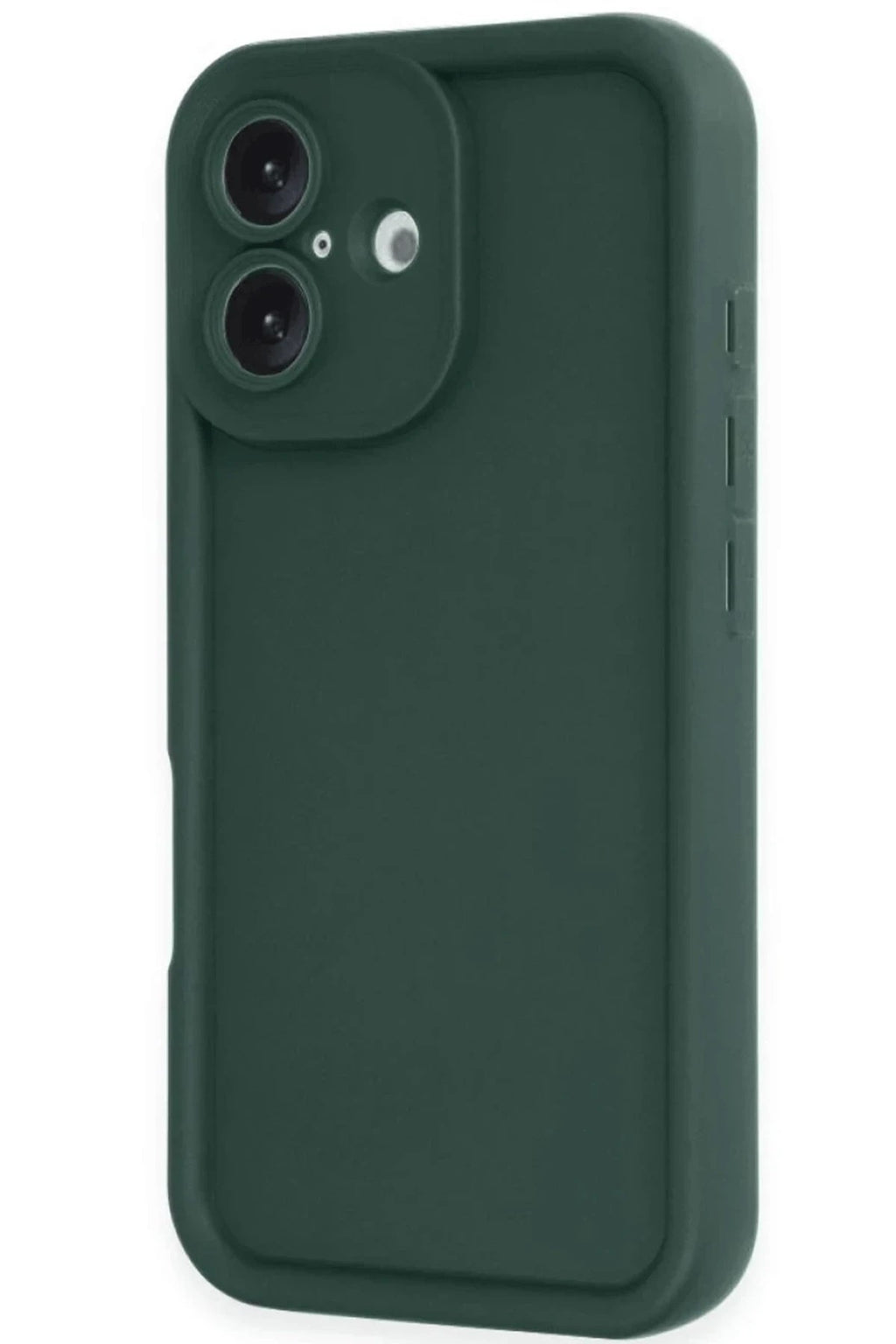 Mey İthalat® iPhone 16 Kılıf Viera Silikon - Koyu Yeşil
