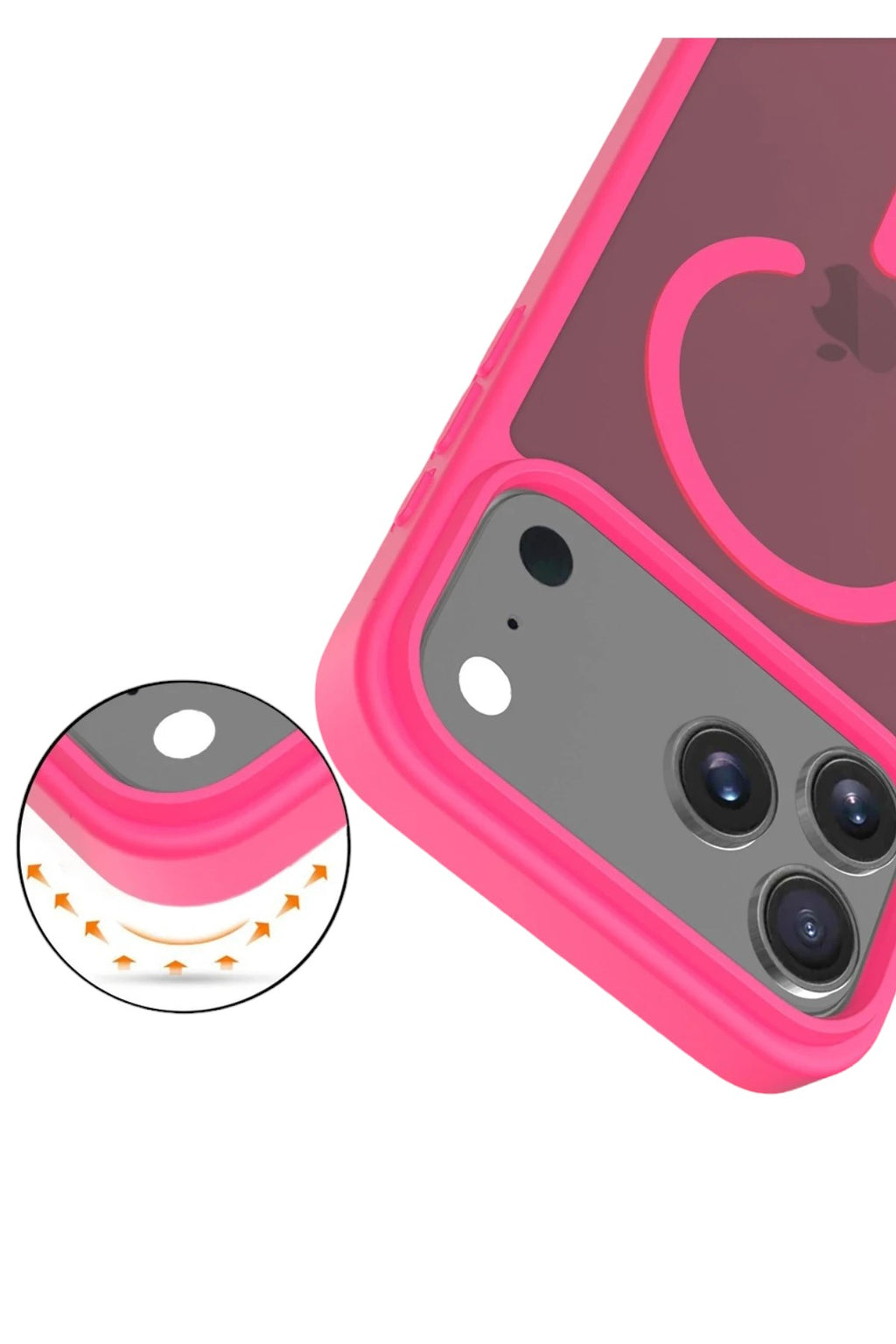 Mey İthalat® iPhone 17 Pro Jota Magsafe Kapak - Rose