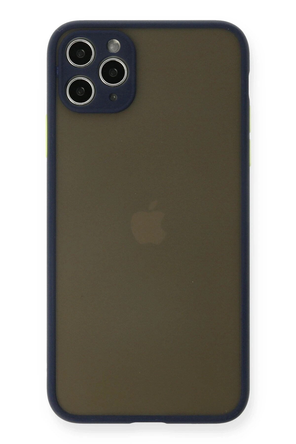 Mey İthalat® iPhone 11 Pro Max Kılıf Montreal Silikon Kapak - Lacivert