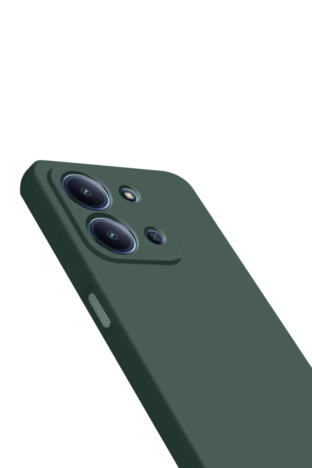 Mey İthalat® Redmi 15C 4G Nano içi Kadife Silikon - Koyu Yeşil