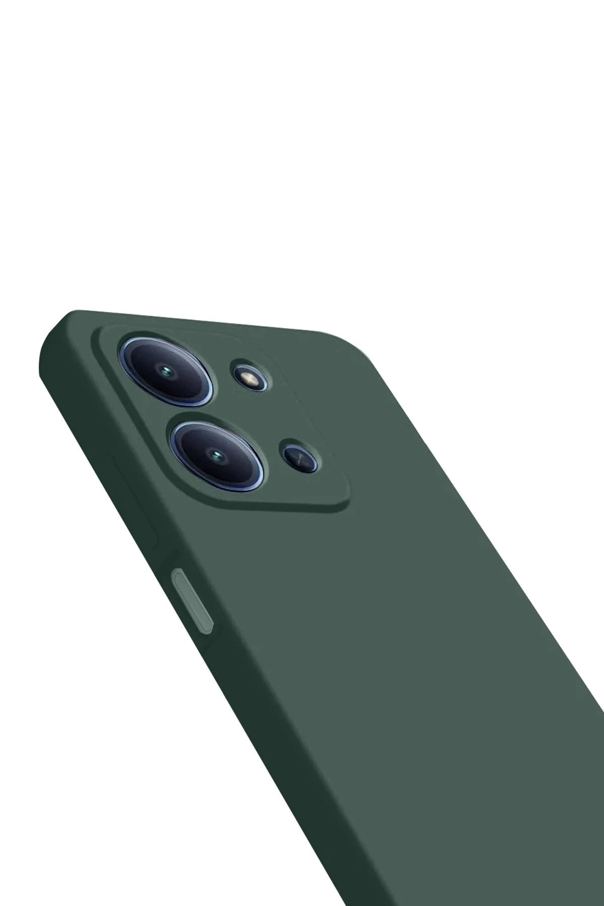 Mey İthalat® Redmi 15C 4G Nano içi Kadife Silikon - Koyu Yeşil