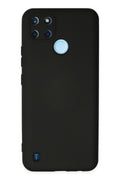 Mey İthalat® Realme C25Y Kılıf Nano içi Kadife Silikon - Siyah