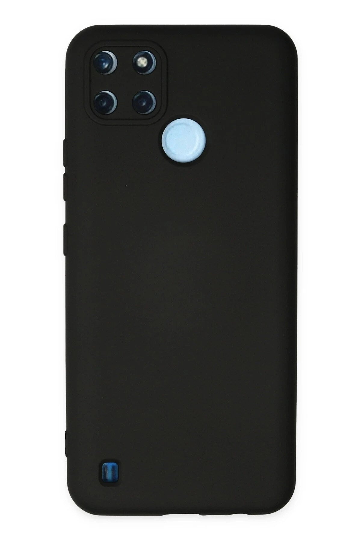 Mey İthalat® Realme C25Y Kılıf Nano içi Kadife Silikon - Siyah
