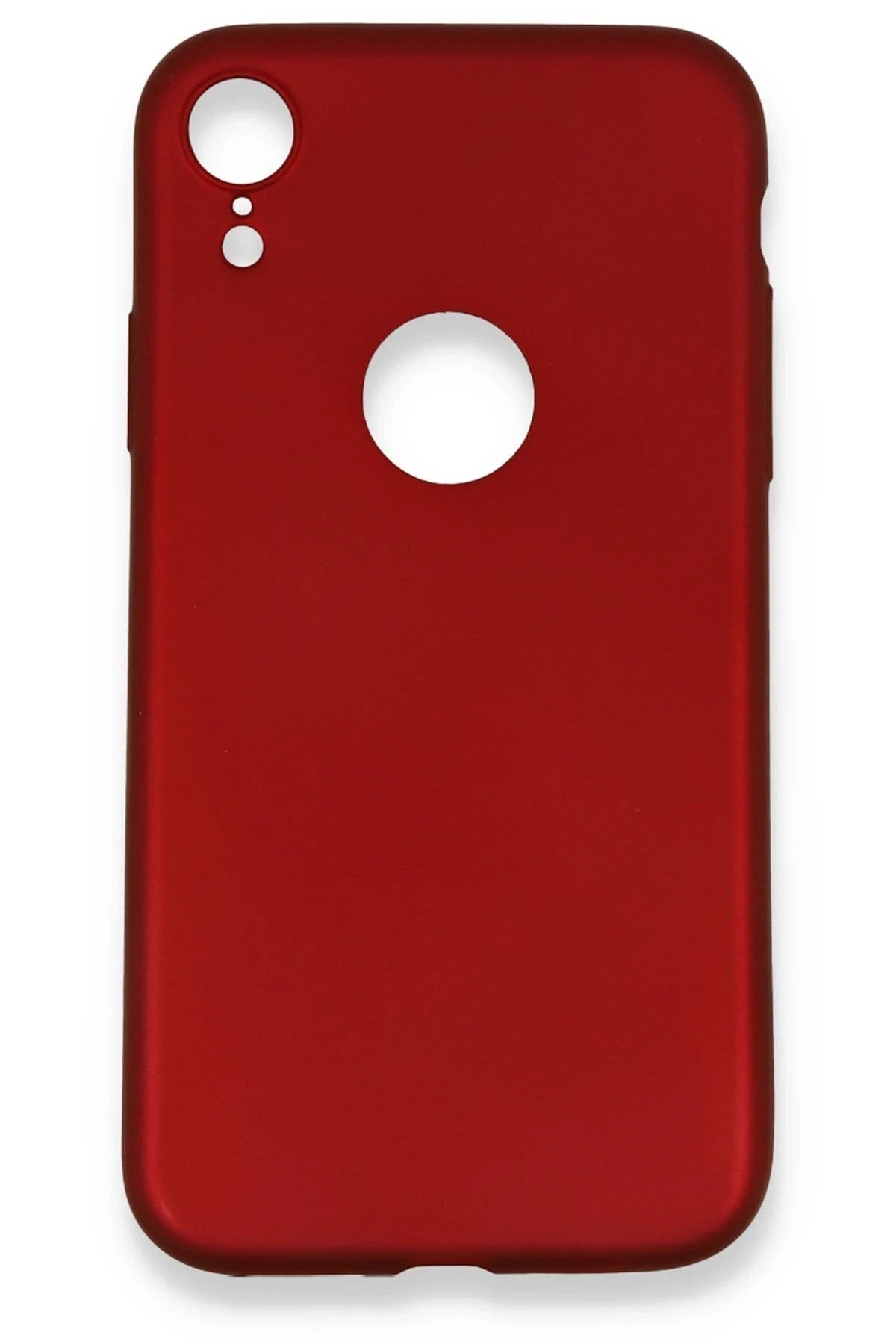 Mey İthalat® iPhone XR Kılıf First Silikon - Bordo