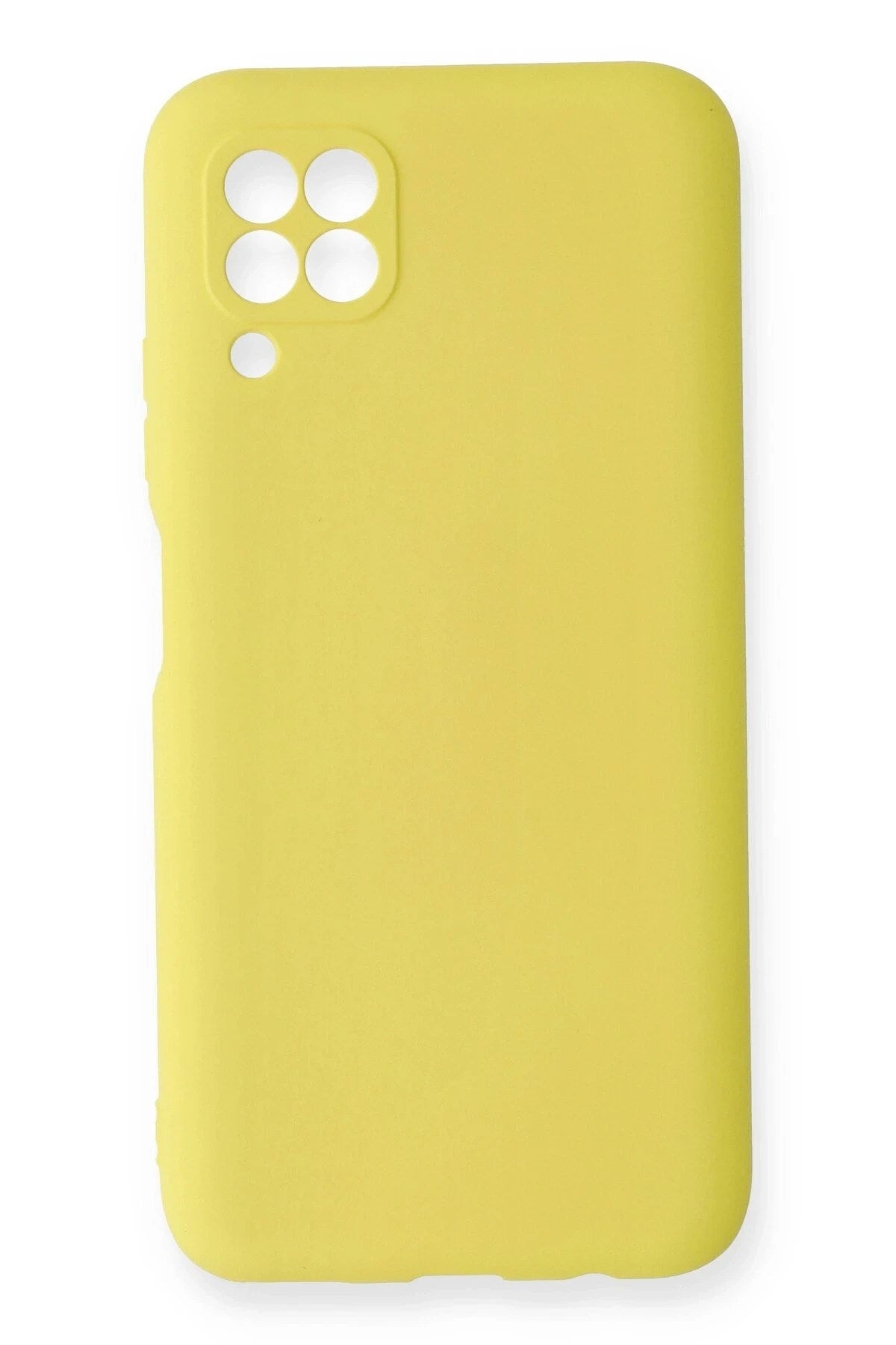 Mey İthalat® Huawei P40 Lite Kılıf Nano içi Kadife Silikon - Sarı