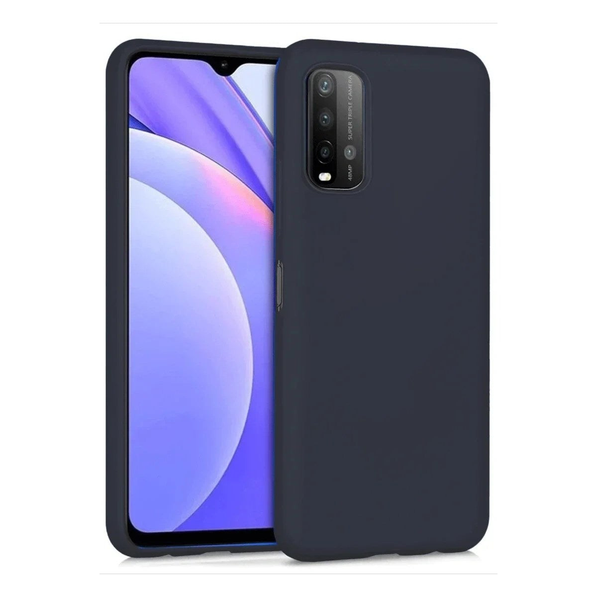 Mey İthalat® Redmi 9T Kılıf Nano içi Kadife Silikon - Siyah