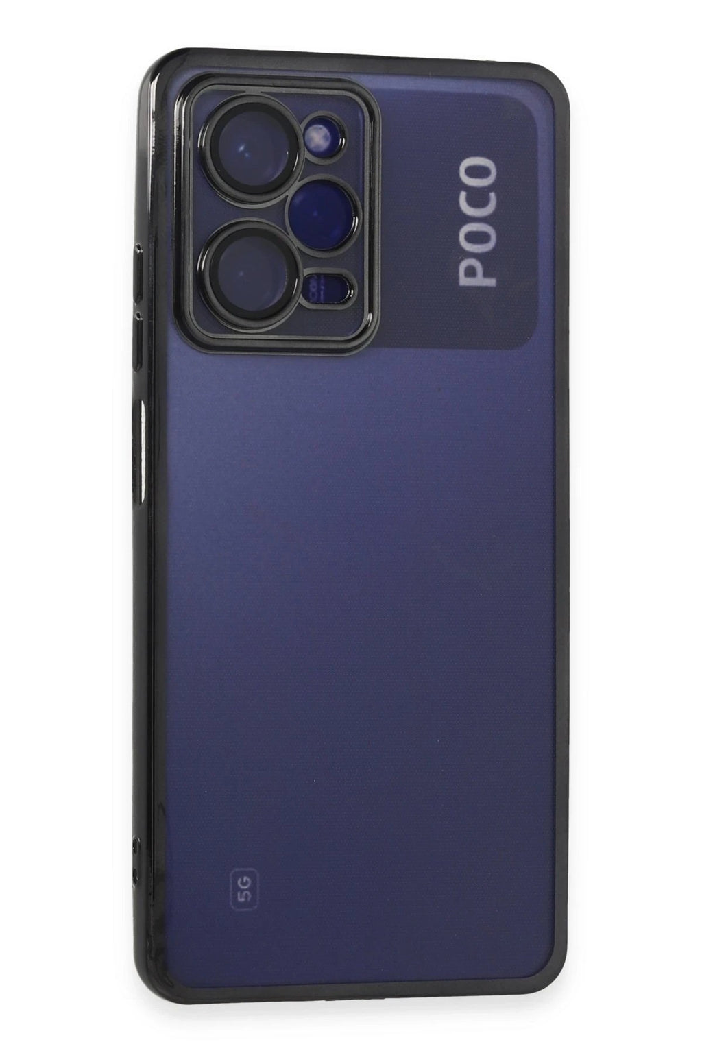 Mey İthalat® Poco X5 Pro 5G Kılıf Lensli Silikon - Siyah