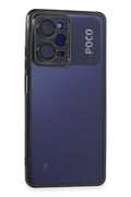 Mey İthalat® Poco X5 Pro 5G Kılıf Lensli Silikon - Siyah