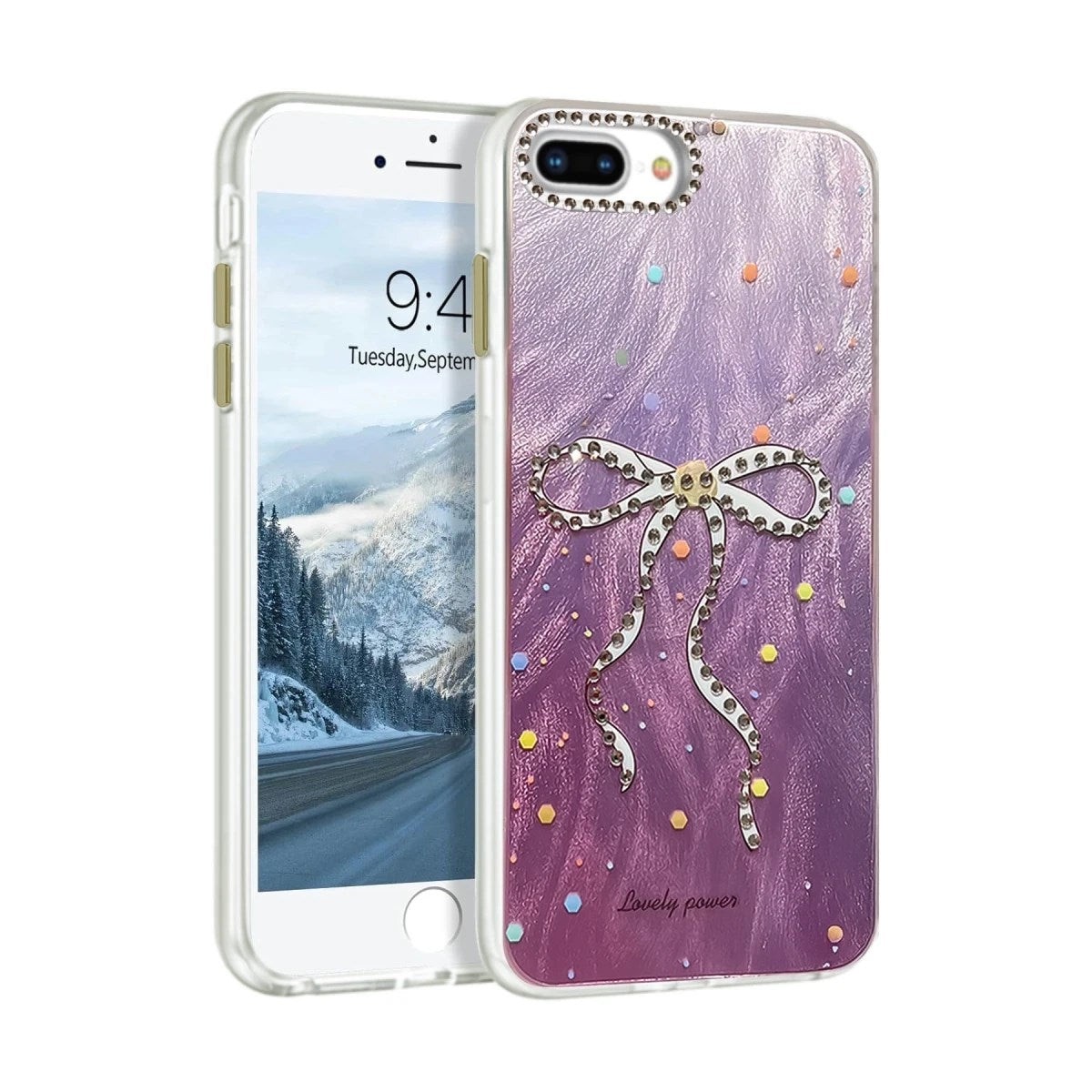Mey İthalat® iPhone 7 Plus Kılıf Blade Aynalı Desenli Kapak - Desen 1