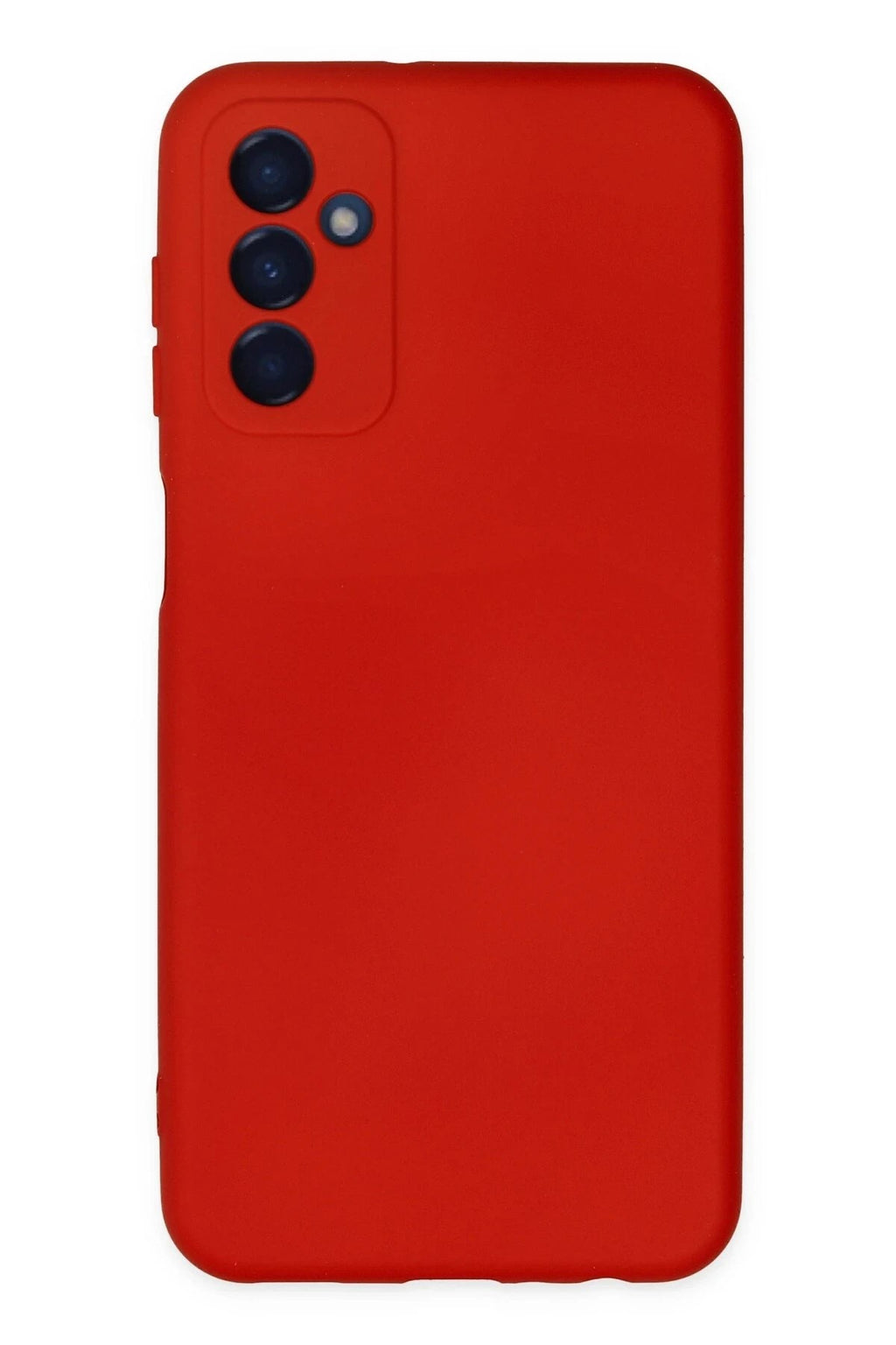 Mey İthalat® Samsung Galaxy M23 Kılıf Nano içi Kadife Silikon - Kırmızı