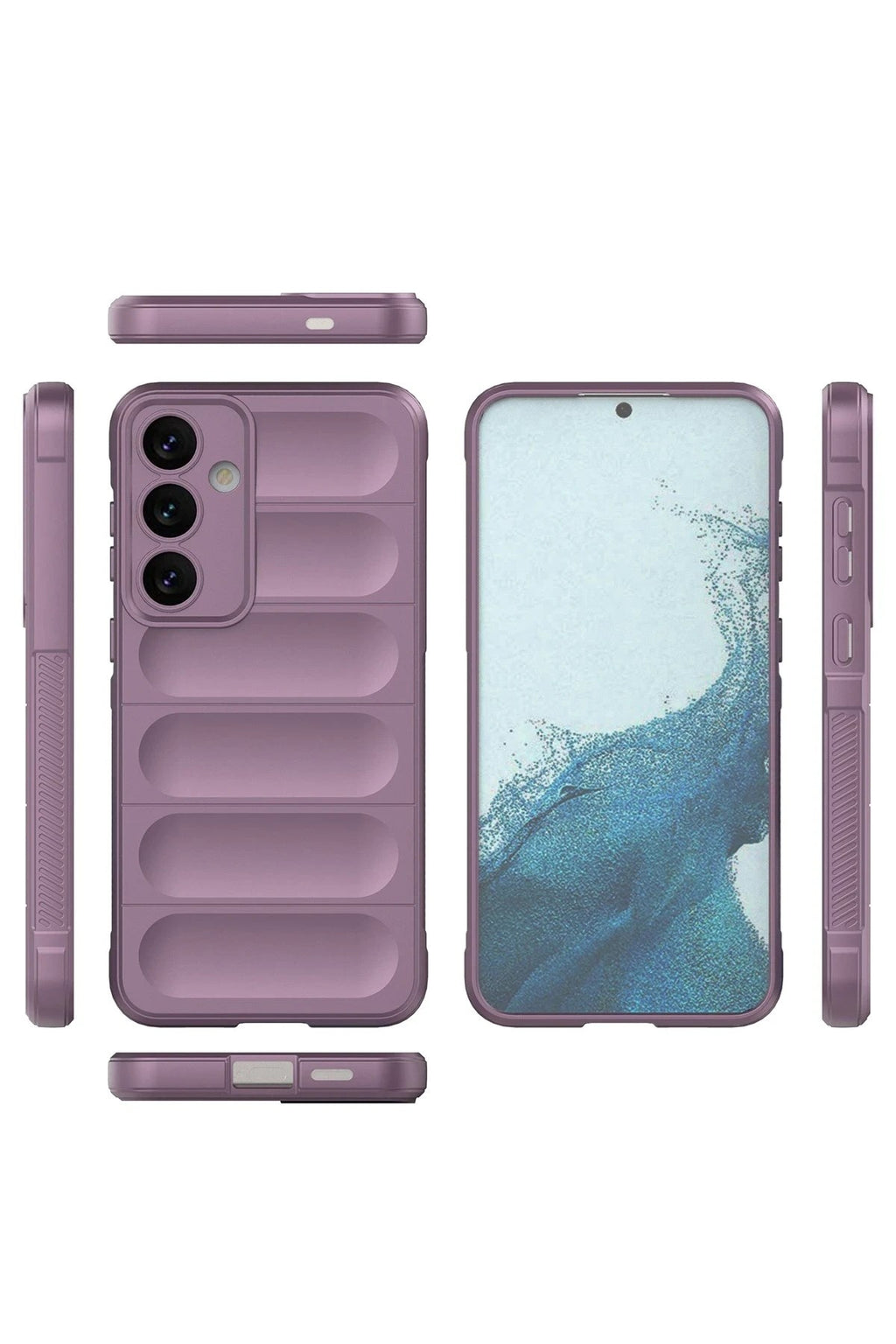 Mey İthalat® Samsung Galaxy S24 Kılıf Optimum Silikon - Mor