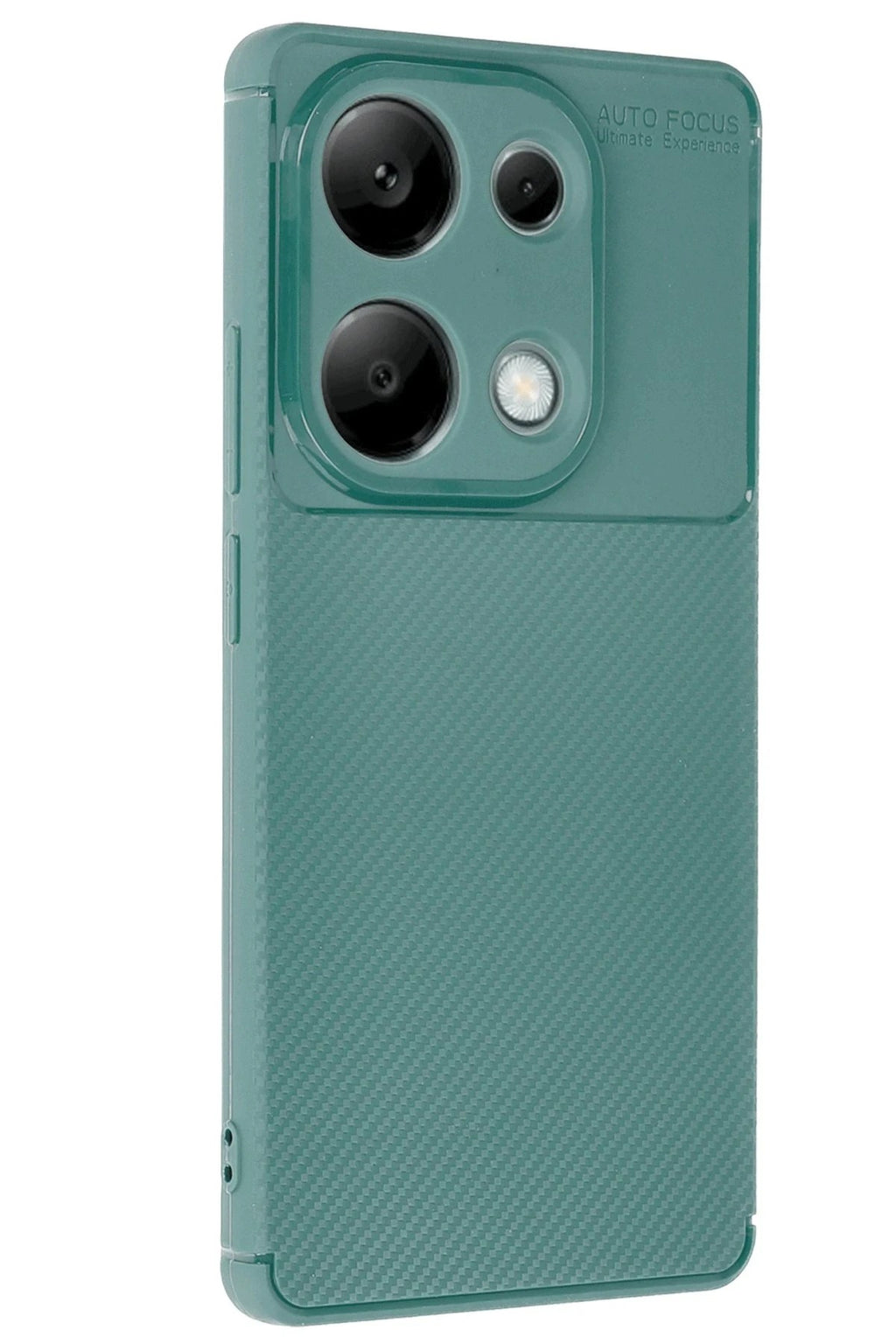 Mey İthalat® Redmi Note 13 Pro 4G Kılıf Auto Focus Karbon Kapak - Koyu Yeşil