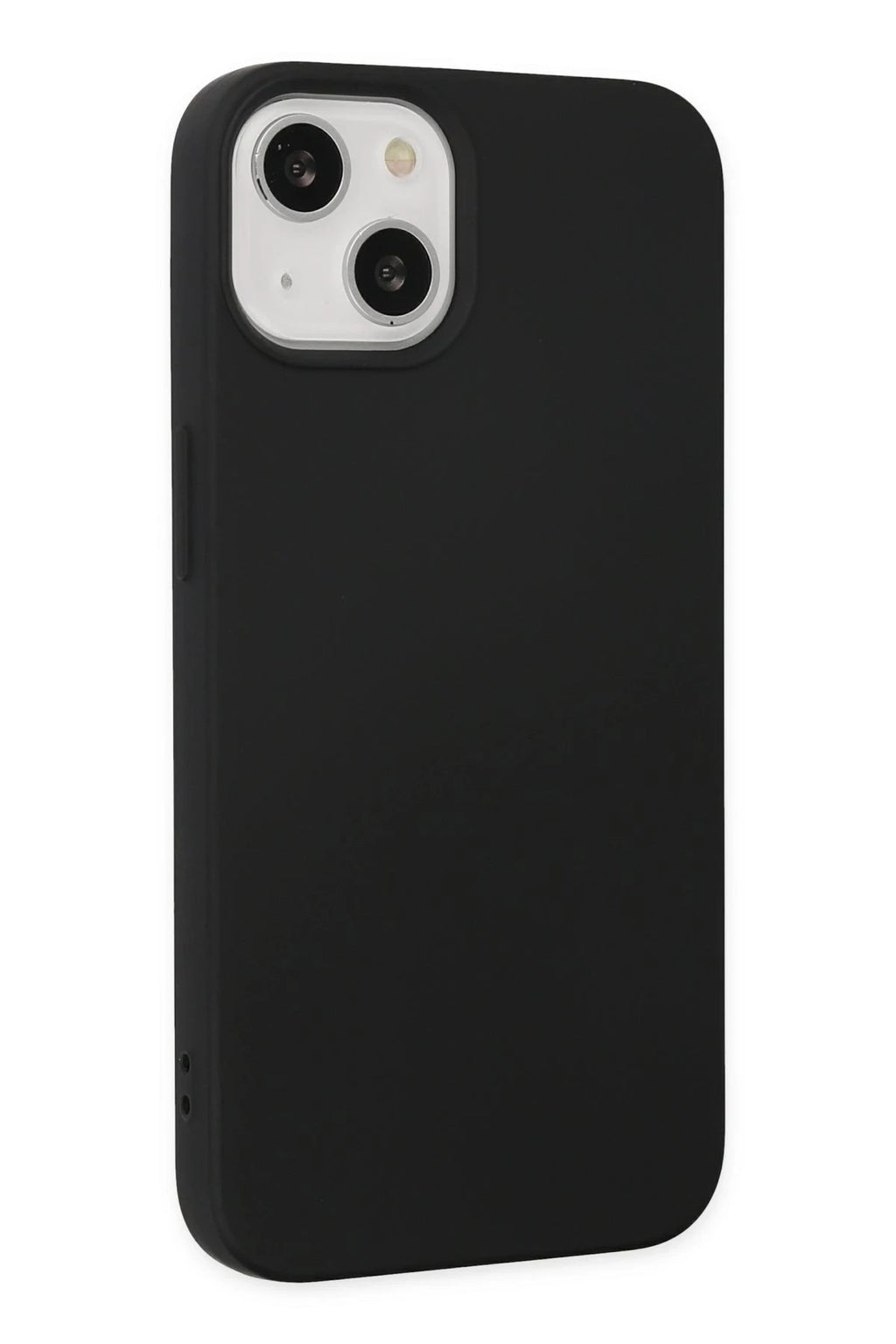 Mey İthalat® iPhone 14 Plus Kılıf Nano içi Kadife Silikon - Siyah