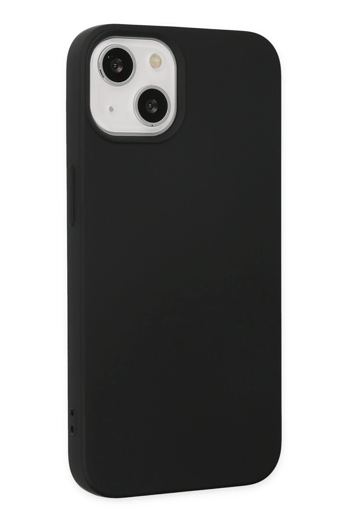 Mey İthalat® iPhone 14 Plus Kılıf Nano içi Kadife Silikon - Siyah