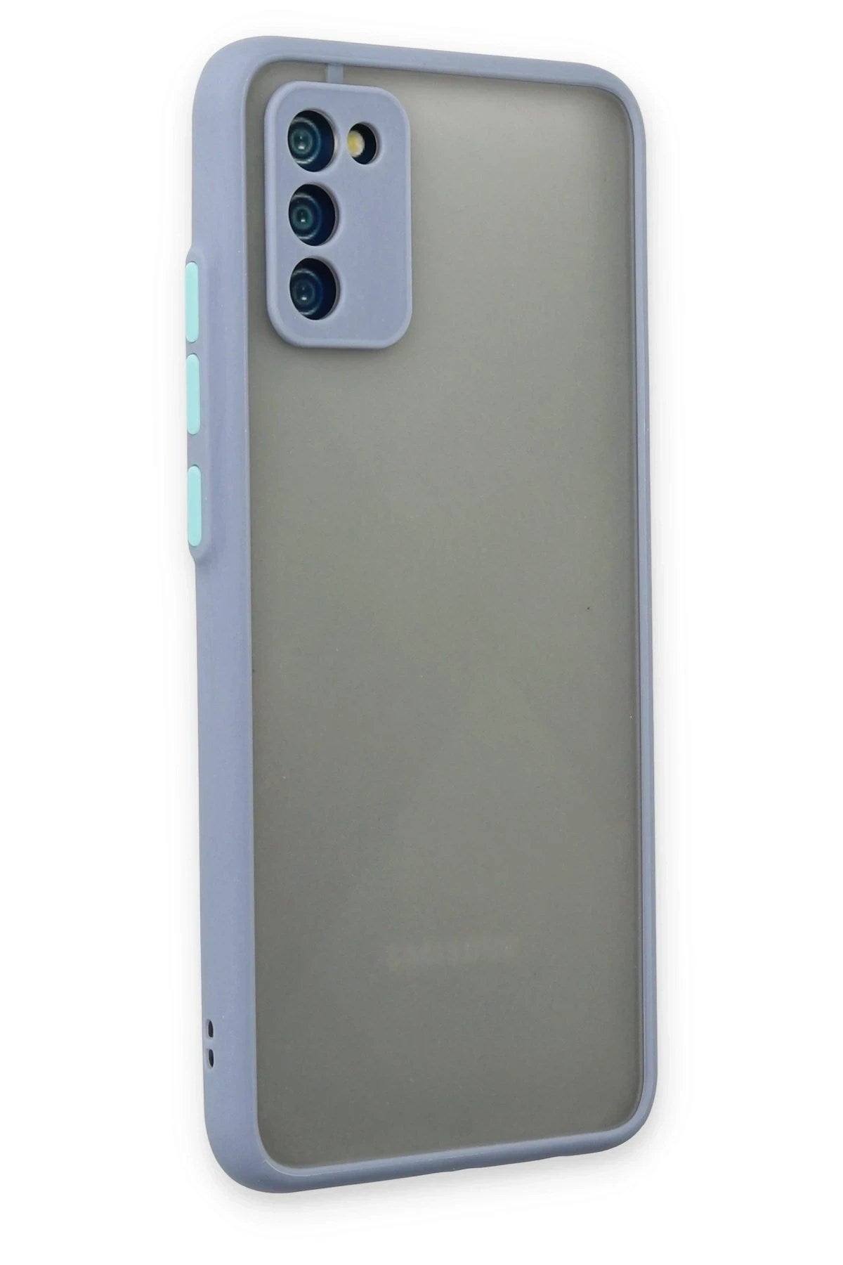 Mey İthalat® Samsung Galaxy A02S Kılıf Montreal Silikon Kapak - Gri