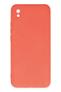 Mey İthalat® Redmi 9A Kılıf Nano içi Kadife Silikon - Turuncu