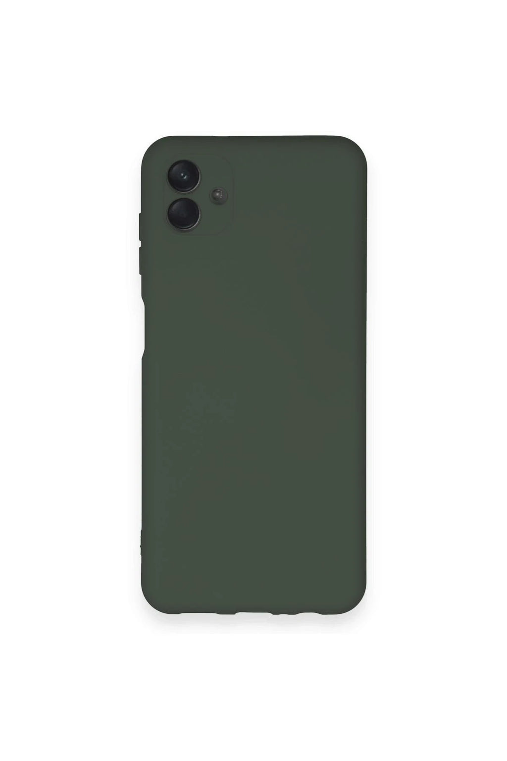 Mey İthalat® Samsung Galaxy A04 Kılıf Nano içi Kadife Silikon - Koyu Yeşil