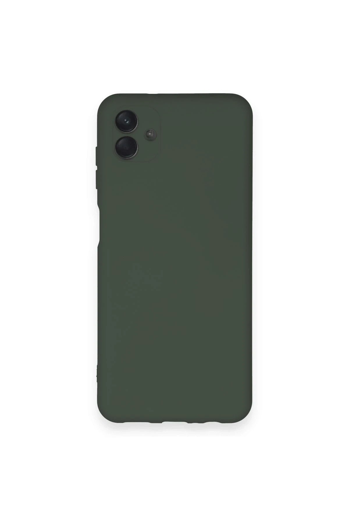 Mey İthalat® Samsung Galaxy A04 Kılıf Nano içi Kadife Silikon - Koyu Yeşil