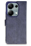 Mey İthalat® Redmi Note 13 Pro 4G Kılıf Trend S Plus Kapaklı Kılıf - Lacivert