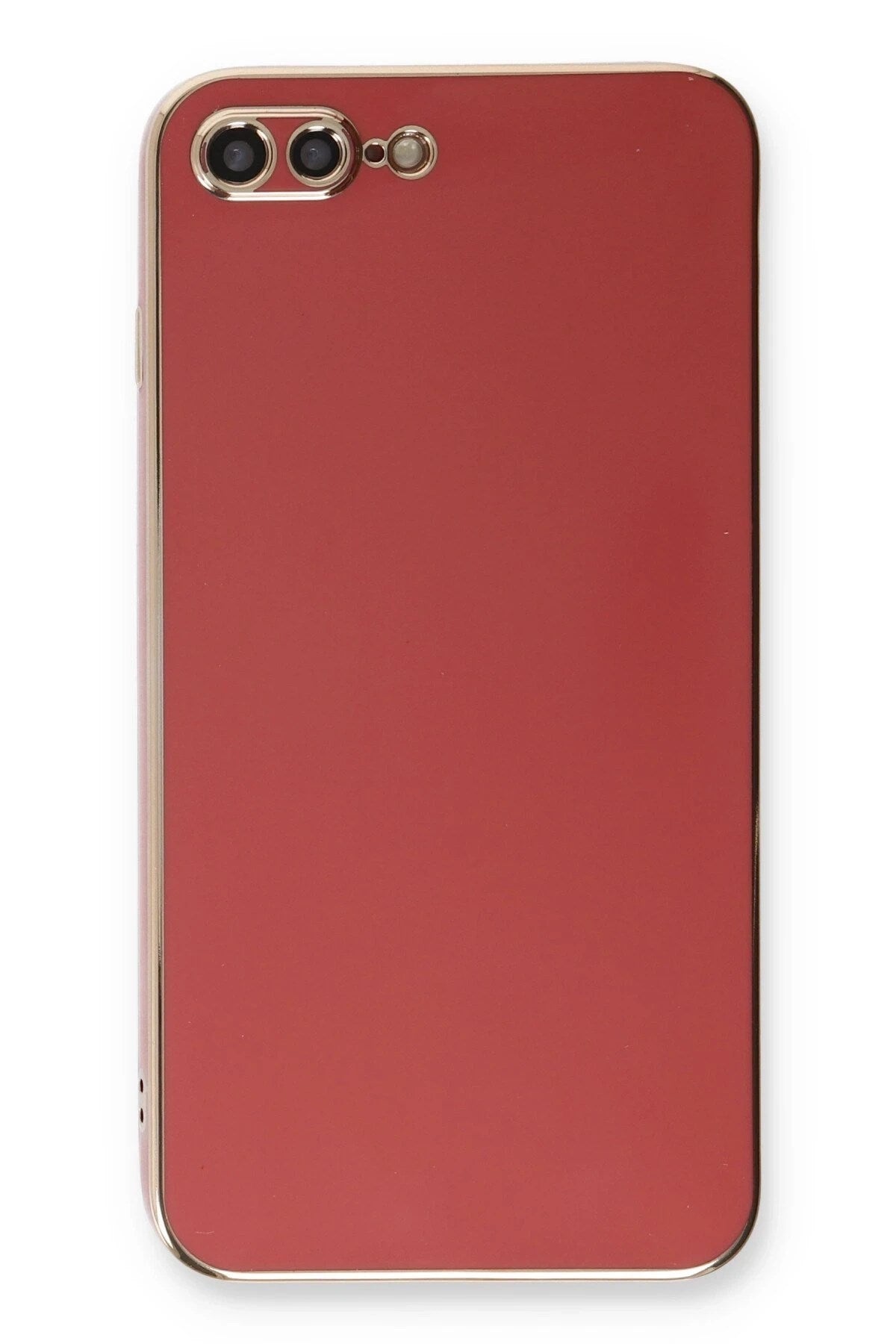 Mey İthalat® iPhone 7 Plus Kılıf Volet Silikon - Kırmızı