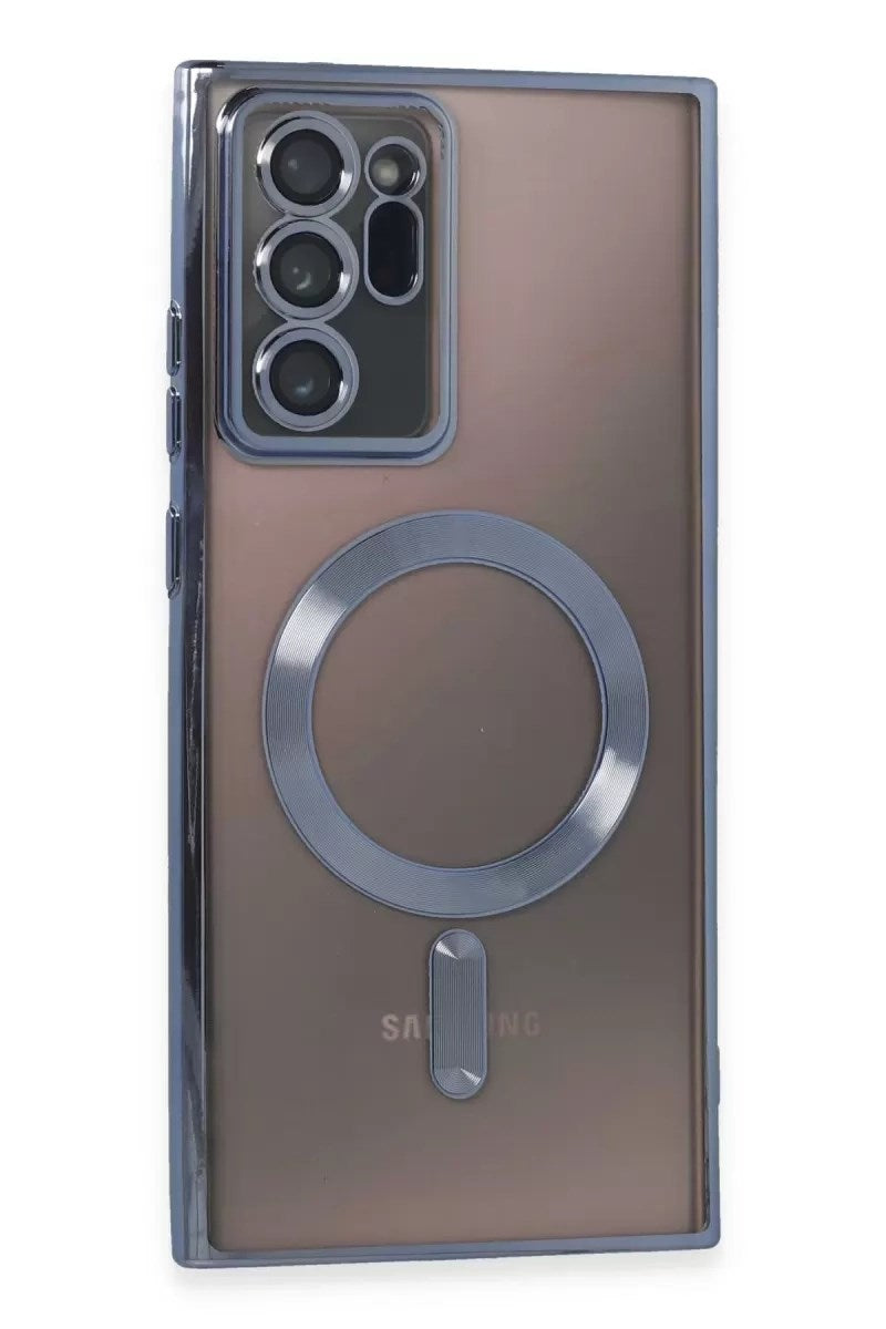 Mey İthalat® Samsung Galaxy Note 20 Ultra Kılıf Kross Magneticsafe Kapak - Sierra Blue