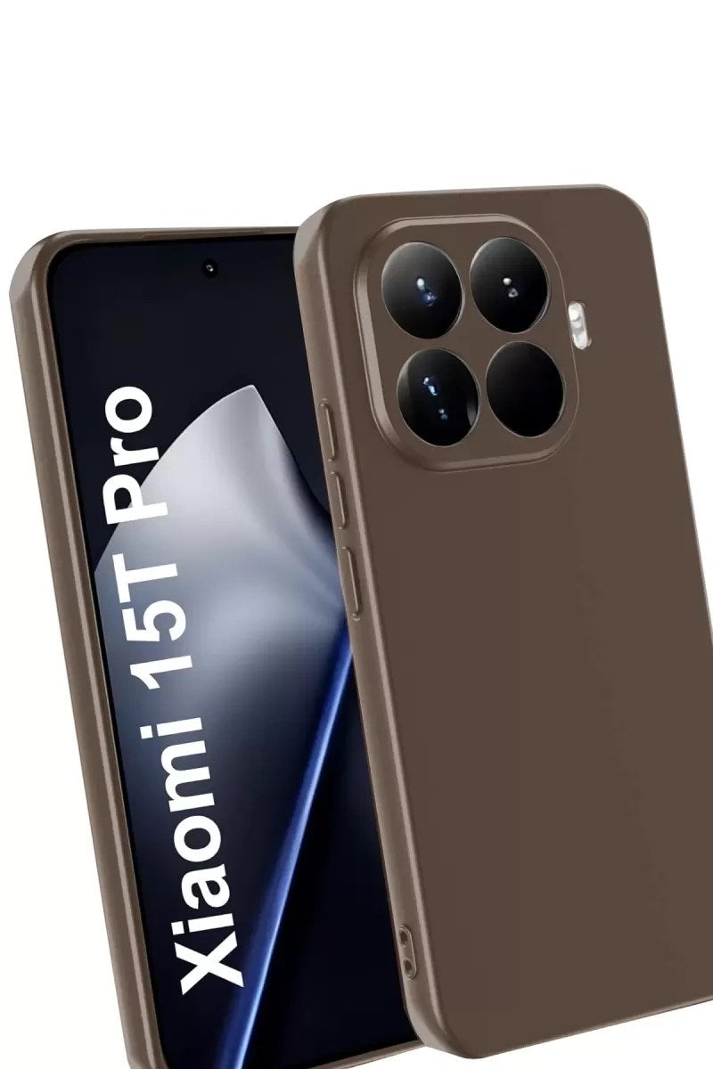 Mey İthalat® Mi 15T Pro First Silikon - Kahverengi
