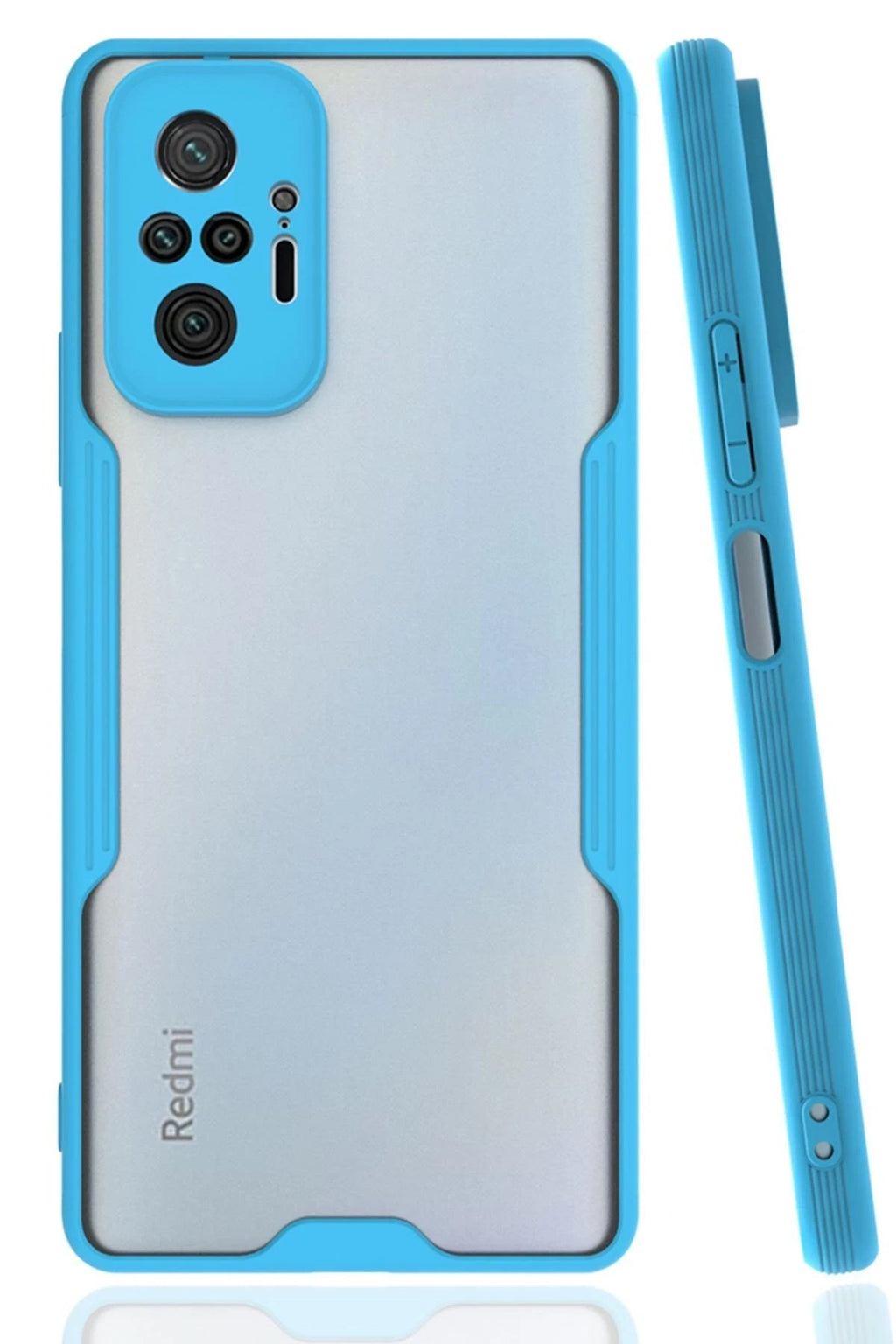 Mey İthalat® Redmi Note 10 Pro Kılıf Platin Silikon - Mavi