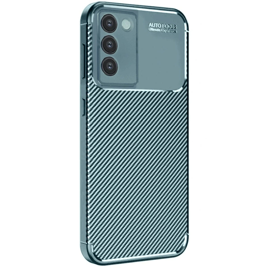 Mey İthalat® Vivo V30 Lite 4G Kılıf Auto Focus Karbon Kapak - Koyu Yeşil