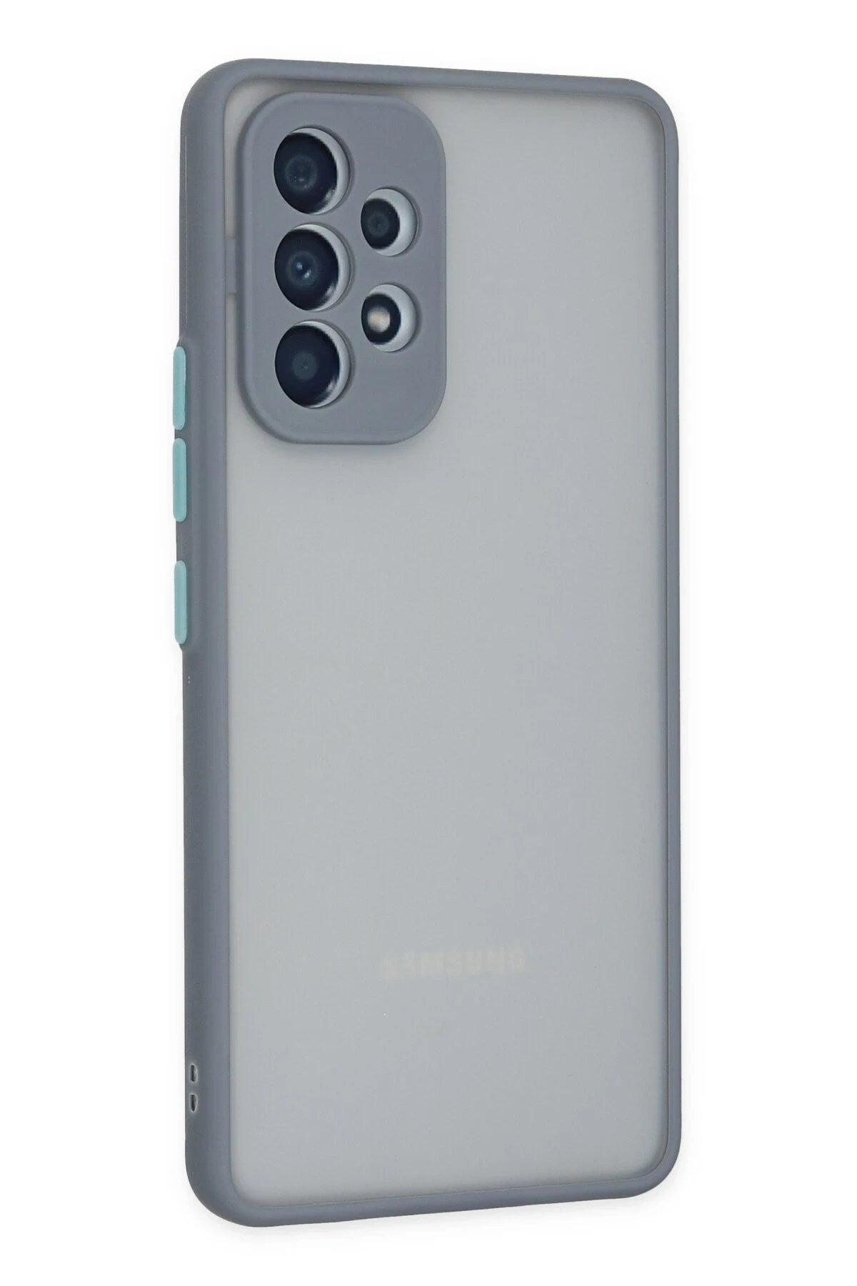 Mey İthalat® Samsung Galaxy A53 5G Kılıf Montreal Silikon Kapak - Gri