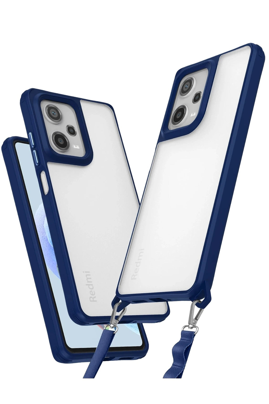 Mey İthalat® Redmi Note 12 Pro 5G Kılıf Penta Silikon Kılıf - Lacivert