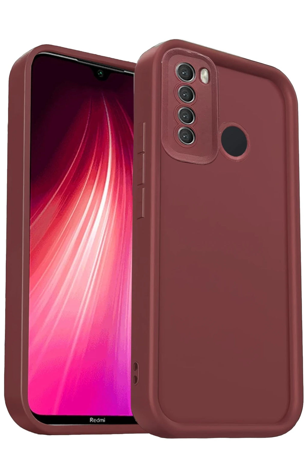 Mey İthalat® Redmi Note 8 Kılıf Viera Silikon - Bordo