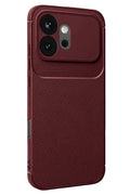 Mey İthalat® Huawei Honor 600 Auto Focus Karbon Kapak - Bordo