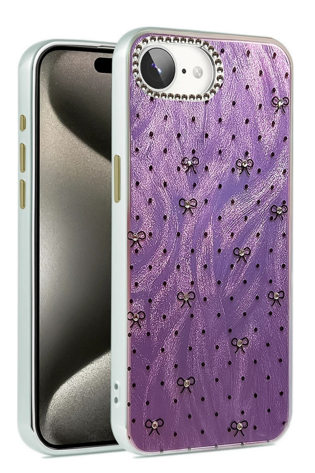 Mey İthalat® iPhone 16E Kılıf Blade Aynalı Desenli Kapak - Desen 2