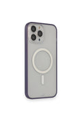 Mey İthalat® iPhone 14 Pro Kılıf Grand Magneticsafe Kapak - Mor